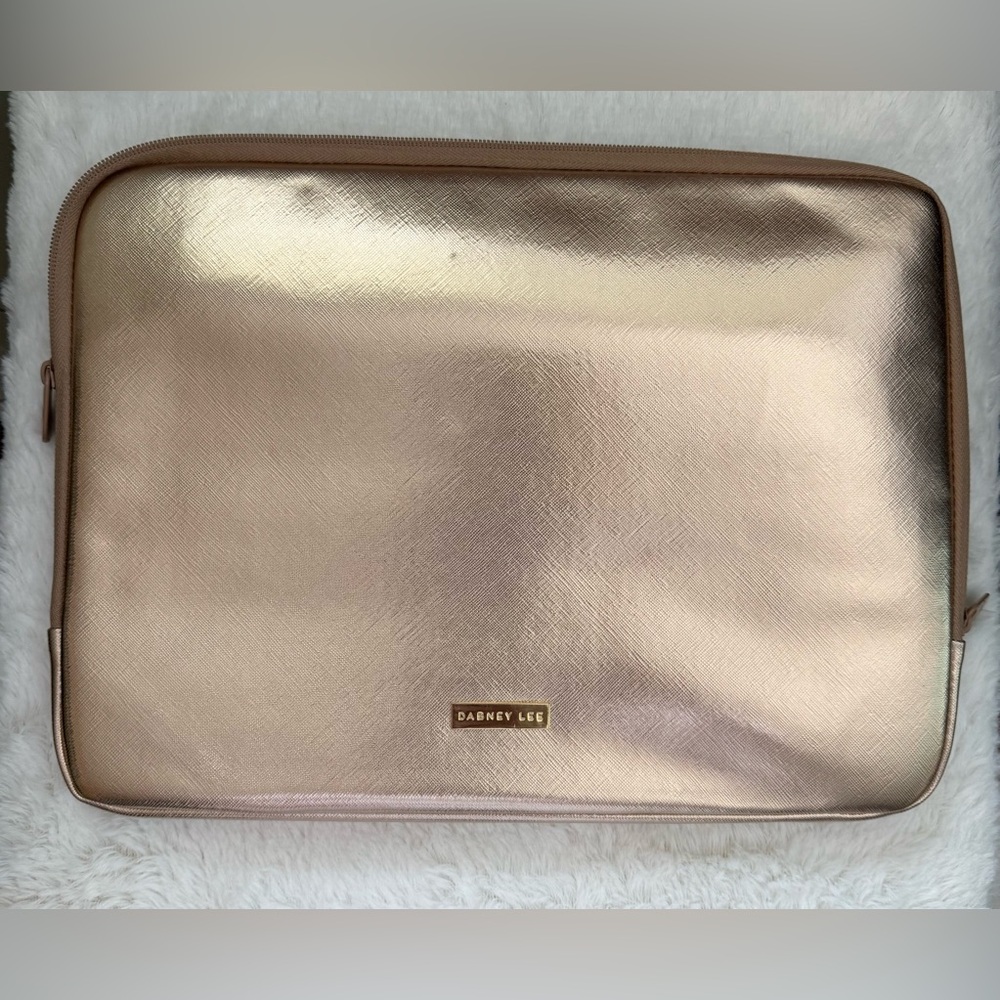 Dabney Lee Rose Gold Laptop Sleeve